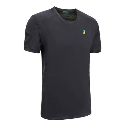 Level 5 cut and stab resistant short-sleeved round neck shirt.