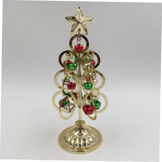 Mini Pine Tree Golden Desktop Christmas Tree Tabletop Xmas Trees Christmas Tree Table Decorations