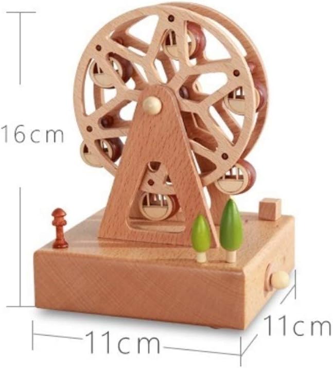 Stylish and refined Music Box, Music Box, Valentines Day Gifts To Send His Girlfriend Ms. Girlfriend Girlfriends Wife Birthday Gift, Girls Wooden Ferris Wheel Boutique gift