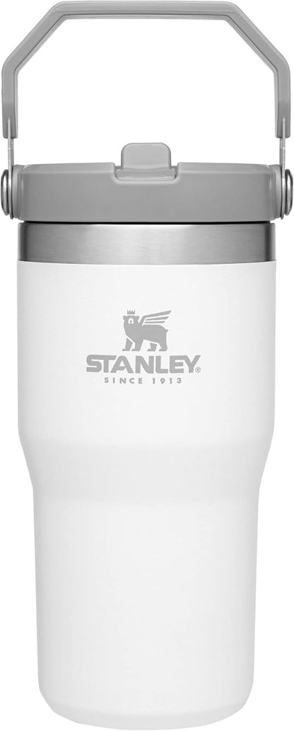 Stanley IceFlow Flip Straw Tumbler with Handle | Twist On Lid and Flip Up Straw | Leak Resistant Water Bottle | Insulated Stainless Steel | BPA-Free