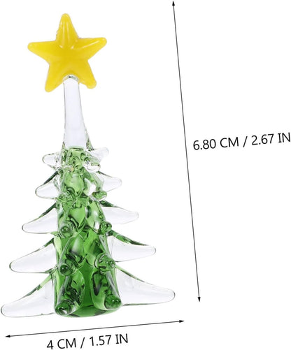 MAGICLULU Mini Crystal Christmas Tree Crystal Decorative Tabletop Tree Christmas Trees Small Decorated Christmas Tree