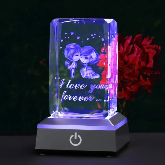 3D Sweetheart Crystal Valentines Day Gifts for Girlfriend, Birthday Anniversary Thanksgiving Christmas Gifts for Wife Couple Woman, Presents for Her