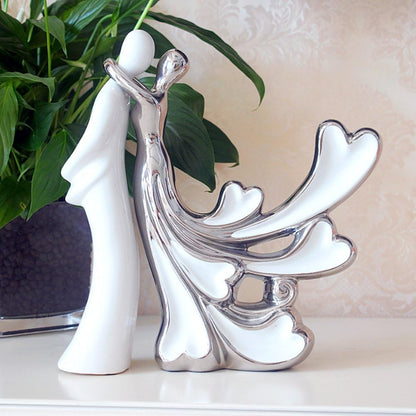 Anding Passionate Lovers Hug Couples Statues Ms. Men's Wedding Gifts Home Living Room Decoration Sculpture 3122