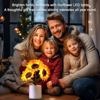 Sunflower LED Lamp for Women Valentines, Ideal for Bedroom Decor, Sunflower Gifts for Mom Grandma Teacher Aunt Girlfriends Coworker Friend Wife Anniversary Birthday Christmas Valentine's Day