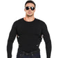 Mens Crew Neck Long Sleeve Holster Shirt